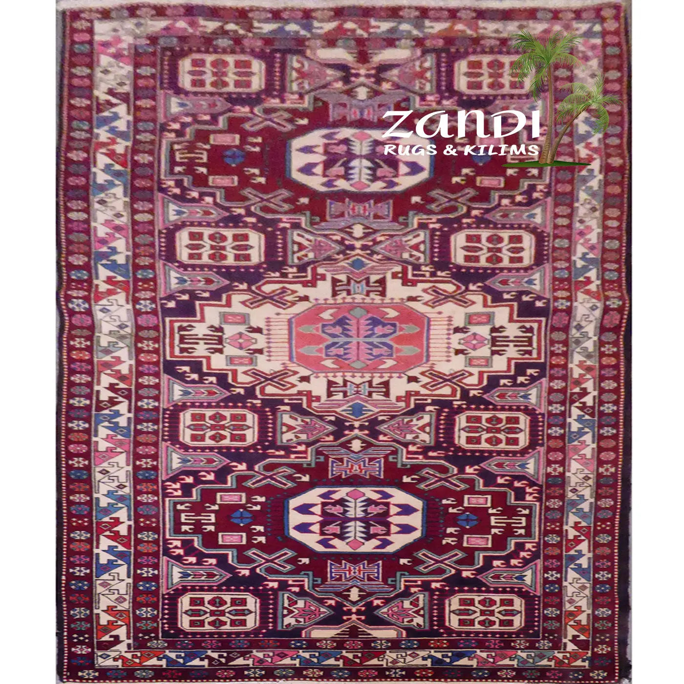 One Of The Kind Persian Tabriz Rug 8'9" x 4'7"